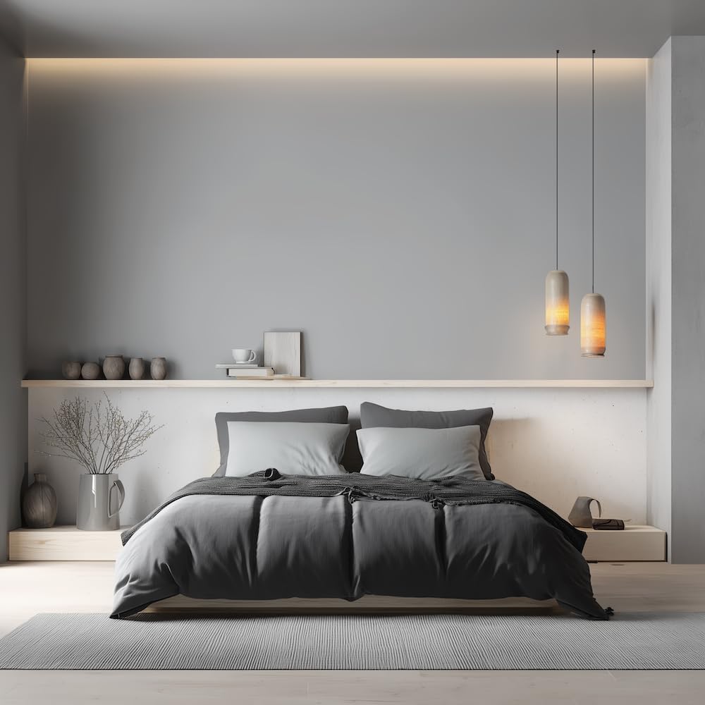 Eggshell Graphite Gray Paint-6