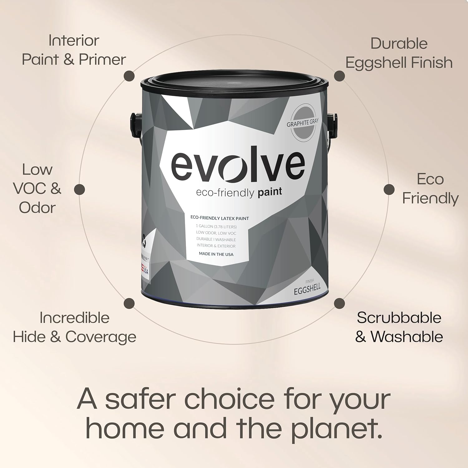 Eggshell Graphite Gray Paint-3
