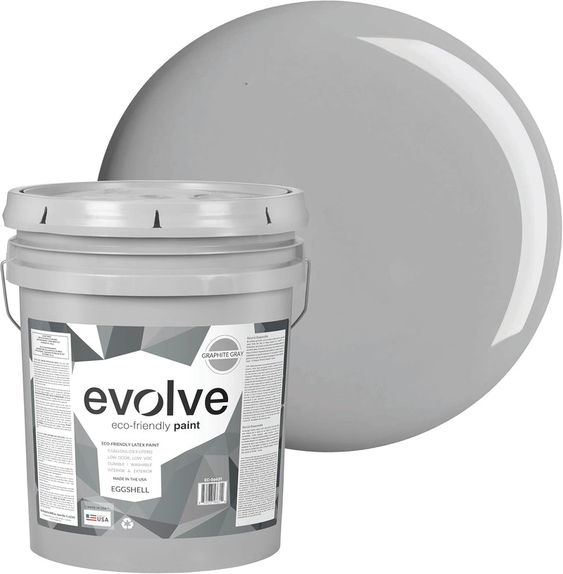 Eggshell Graphite Gray Paint-1